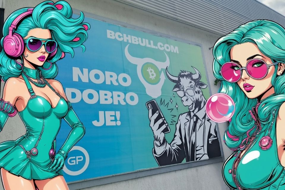 BCH Bull billboard at BTC City